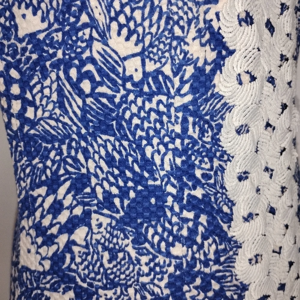 LILLY PULITZER BLUE FISH DRESS - Picture 5 of 10